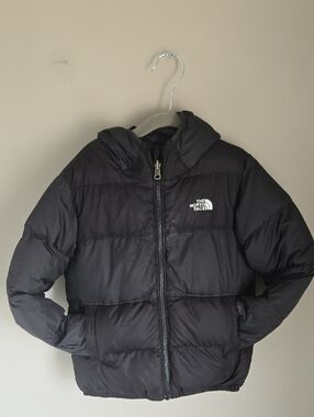 6T The North Face Reversible Down Puffer Black Winter Jacket Unisex Toddlers